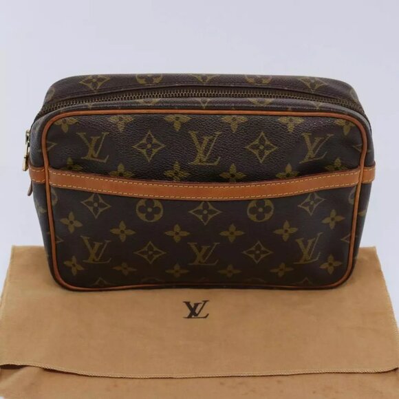 LOUIS VUITTON Monogram Compiegne 23 Clutch Bag - Picture 2 of 11